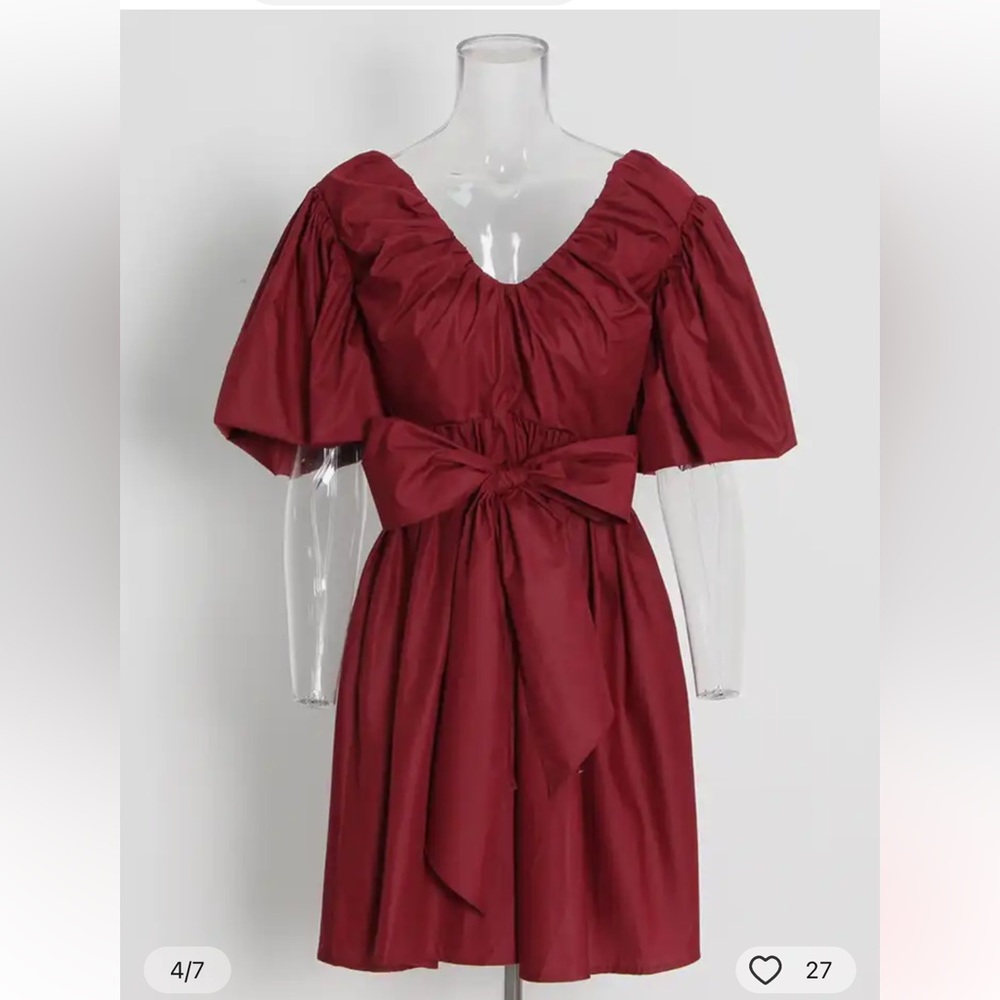 Maroon dress